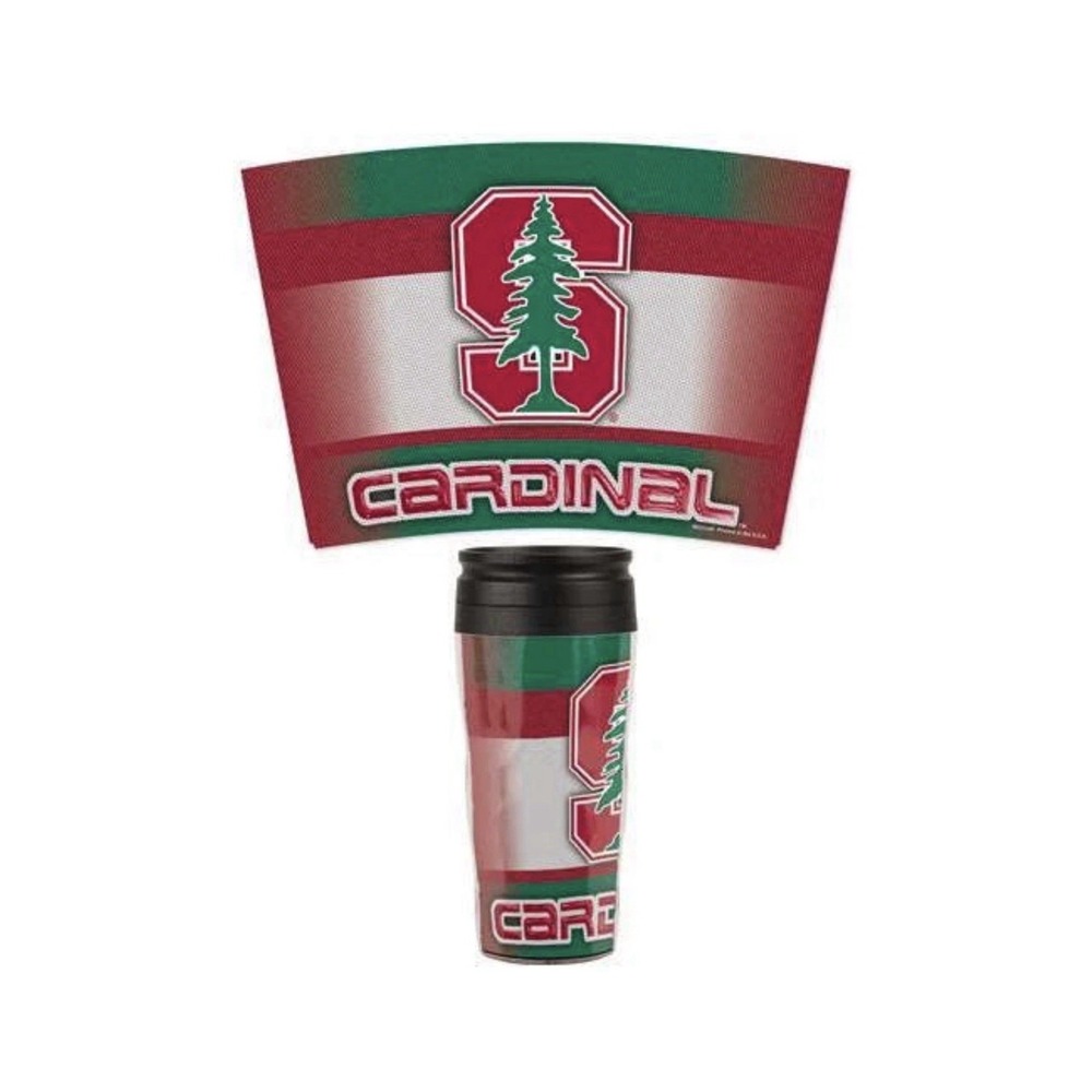 Brand‎ New Wincraft Stanford Cardinal 16oz Plastic Travel Mug Tumbler NCAA